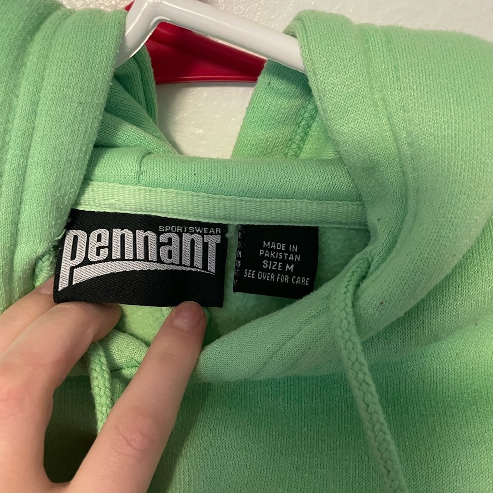 Cropped lime green sweater